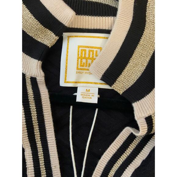 Emily McCarthy Lolli Sweater Dress-Black Novelty Knit NWT size medium - Picture 3 of 6